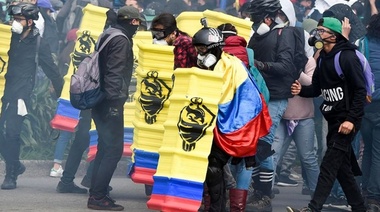 Se cumplió el paro nacional en Colombia, con imponentes marchas y algunos choques con la Policía