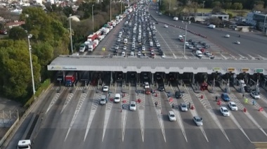 Desde mañana, aumentan un 50% los peajes de rutas y autopistas nacionales