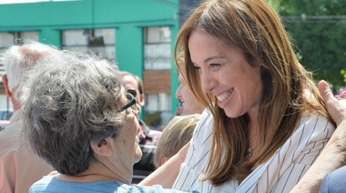 Vidal visitó los partidos bonaerenses de Laprida, General La Madrid, y Adolfo Gonzáles Cháves