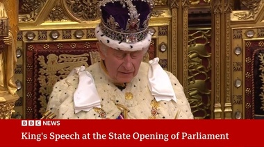 Carlos III aborda temas como seguridad y economía en su primer discurso ante el Parlamento como Rey