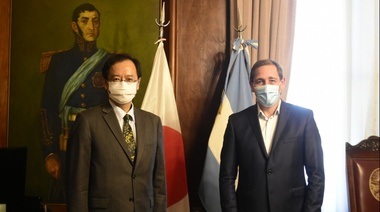 Garro con el Embajador de Japón: Acuerdo para la llegada de inversiones e intercambio en la gestión de la pandemia