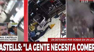 El dirigente Raúl Castells reconoció haber incentivado intentos de robos a supermercados