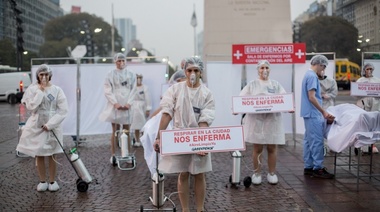 El Obelisco en terapia intensiva por la contaminación en el aire