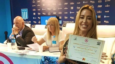 Víctor Blanco postuló a su hija Bárbara como posible sucesora en la presidencia de Racing