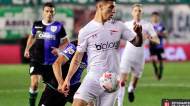 Estudiantes, con el gol más rápido del torneo, solo pudo empatar ante Banfield