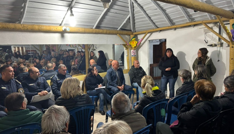 Abasto y vecinos de la zona oeste reunidos en reclamo de mayor seguridad