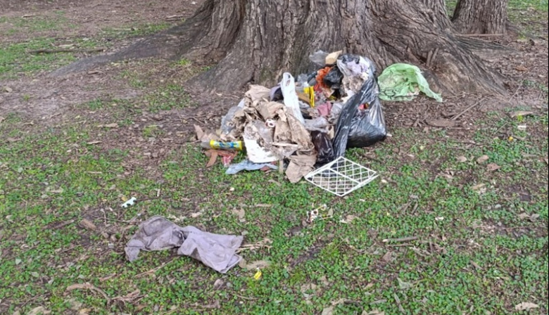 El Parque Saavedra presenta zonas de notable abandono