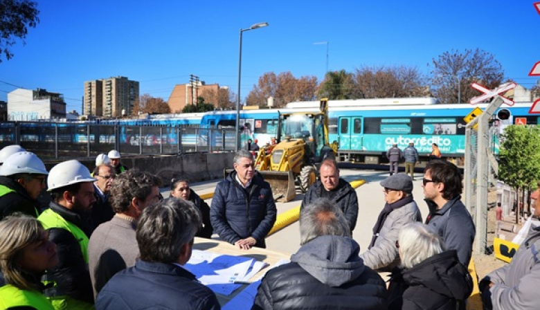Avanza el nuevo paso bajo nivel del tren Sarmiento que beneficiará a vecinos de Liniers y Villa Luro