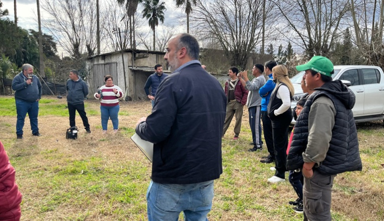 Leandro Bazze en Colonia Urquiza: “El abandono de la Municipalidad es total”, dijo el candidato de "Somos"
