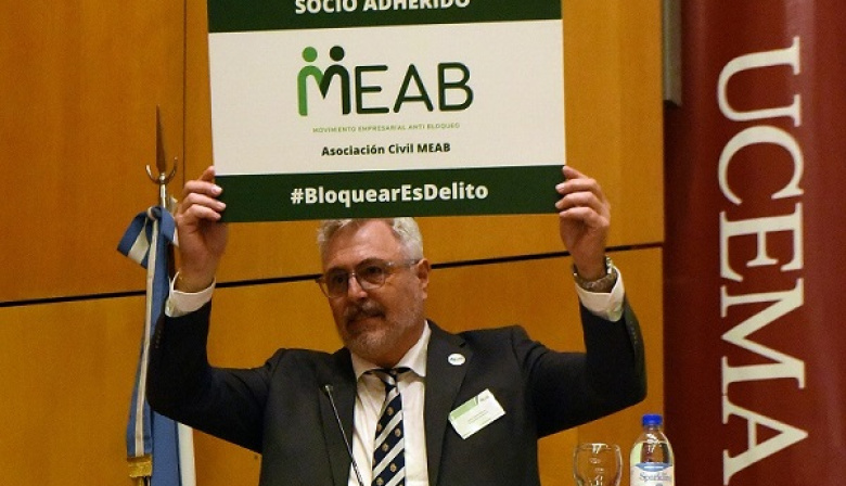 “No tenemos más miedo”: Méndez (MEAB) llamó al empresariado a enfrentar los bloqueos sindicales