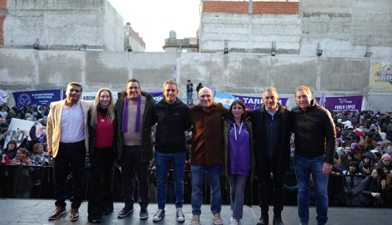 José Luis Espert reapareció en La Matanza con miembros de LLA en medio en medio del escándalo de las supuestas coimas