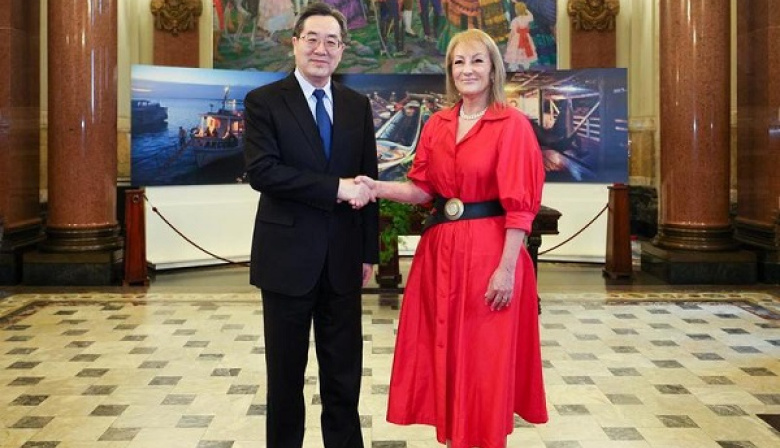 Vice primer ministro chino llama a China y Uruguay a consolidar impulso positivo en lazos bilaterales