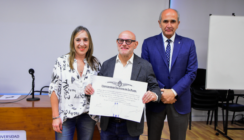 La UNLP distinguió con el título de Doctor Honoris Causa al historiador Enzo Traverso