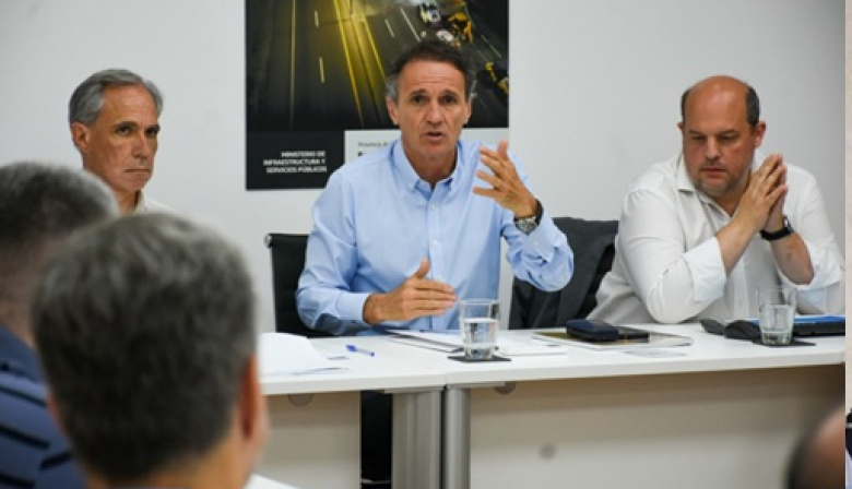 Katopodis e intendentes se reunieron por obras en la Autovía Provincial Ruta 6