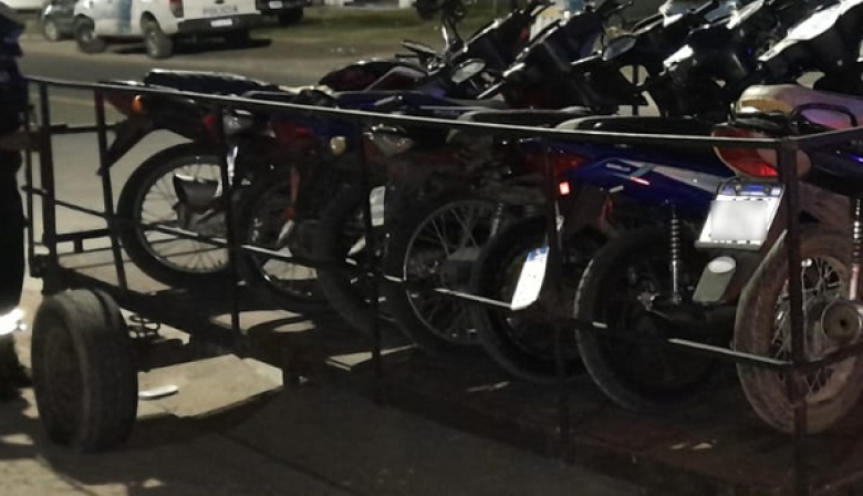 En La Plata, refuerzan los controles vehiculares con más de un centenar de motos secuestradas