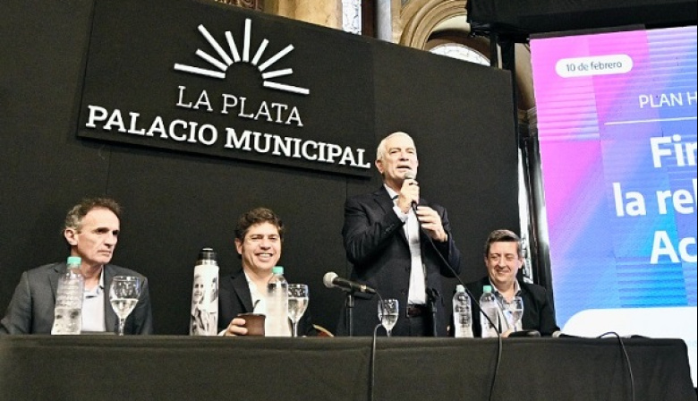 Alak y Kicillof anunciaron la segunda etapa de obras hídricas para La Plata