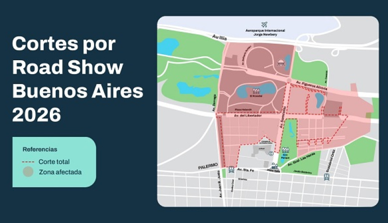 Franco Colapinto en la Ciudad de Buenos Aires: así serán los cortes de tránsito para montar el circuito en Palermo