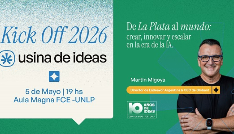 Usina de Ideas celebra 10 años con una clase magistral de Martín Migoya en la UNLP Económicas