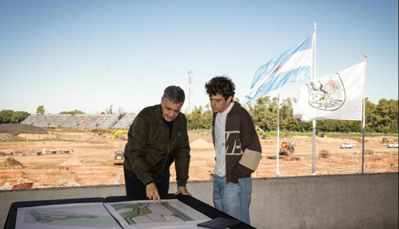 El sueño de la F1 en la Ciudad: Jorge Macri y Franco Colapinto recorrieron las obras del nuevo Autódromo