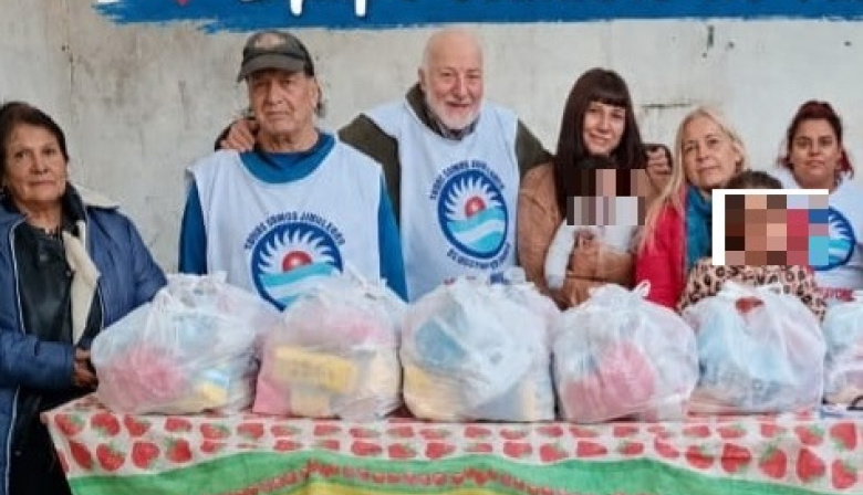 Operativo solidario en Pilar: organizaciones sociales entregaron asistencia en Villa Buide