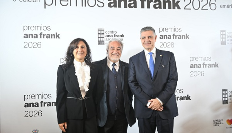 Jorge Macri, en los Premios Ana Frank: “No hay futuro posible sin orden y sin justicia"