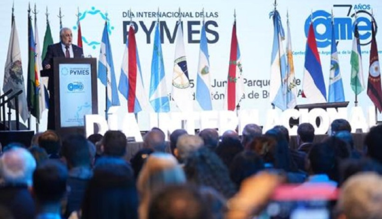 Día de las Pymes en CAME: Macri, Kicillof y el reclamo por menos presión tributaria