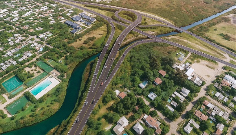 Plan de restitución de árboles en la obra de la nueva bajada de City Bell