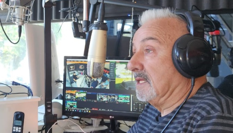 "Gracias al fútbol, ahora somos los inmortales", señaló Jorge Joury por la FM 98.9 y Pinamar TV