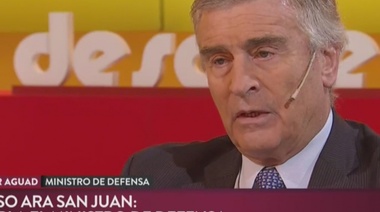 Aguad: "el submarino explotó", dijo y descartó que haya vida