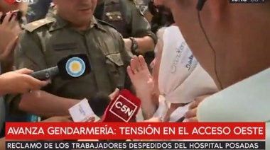 Tensión en el Hospital Posadas entre trabajadores y Gendarmería