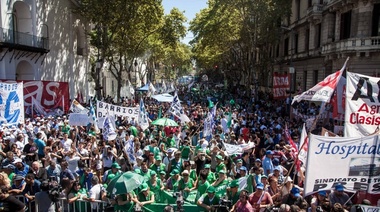 Fuerte protesta de CTA Autónoma y ATE Nacional, y pidieron un "paro nacional activo"