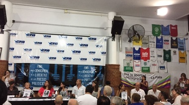 Lanzan el Foro Regional de La Plata, Berisso y Ensenada por la "Democracia y la libertad de los Presos Políticos"
