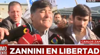 Carlos Zannini salió liberado del penal de Ezeiza