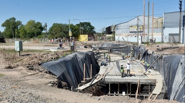 Encaran la etapa final de las obras hidráulicas en La Plata para evitar inundaciones