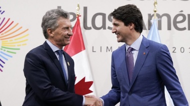 Trudeau invitó a Macri a participar del G7 en junio próximo