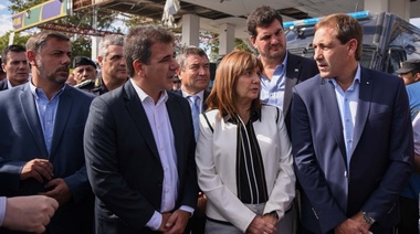 En La Plata, Bullrich afirmó que "no hay un territorio donde no pueda entrar la Policía"