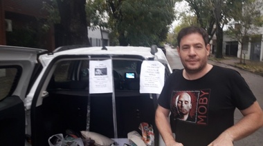 La solidaridad estuvo por el barrio El Mondongo, con la campaña "Pies Calentitos"