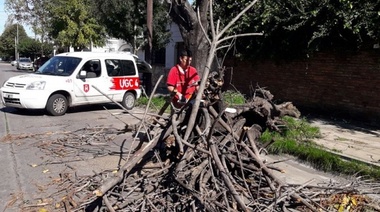 Continúa el operativo especial del Gobierno de Morón por el temporal