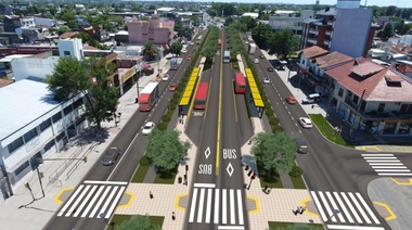 Comienza la obra de un nuevo metrobus en Florencio Varela