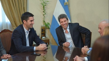 Manuel Mosca y Sergio Uñac almorzaron en San Juan en donde los posibles traspasos de Edenor, Edesur y Aysa a PBA estuvieron como centro de escena