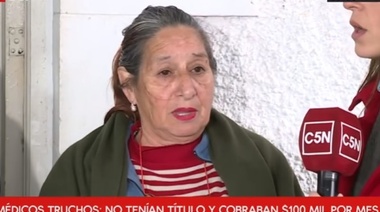 Primera víctima fatal de los médicos truchos de Cañuelas: “Mataron a mi hijo”