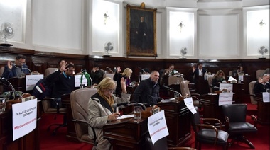 En La Plata, el Concejo Deliberante pidió "urgente tratamiento en el Senado" de la Extinción de Dominio