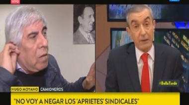 Moyano en duro cruce con Nelson Castro: “Aprieto a las empresas para que cumplan con la gente”