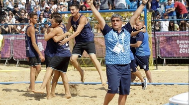 La selección argentina de beach handball logró la medalla de bronce