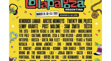 Kendrick Lamar, Arctic Monkeys y Lenny Kravitz, atracciones del Lollapalooza 2019