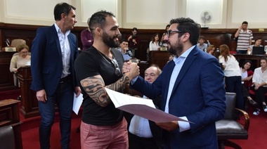 El Concejo Deliberante platense declaró Personalidad Destacada del Deporte a Ponzinibbio