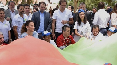 Garro y Michetti participaron de una jornada inclusiva en la República de los Niños
