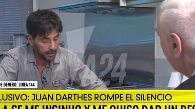 Juan Darthés: "Yo ya estoy muerto", dijo sobre el escándalo con Thelma Fardin