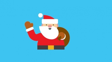 Un mapa interactivo permite a los niños seguir el recorrido de Papá Noel en tiempo real