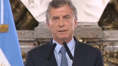 Macri: "Hoy voy afirmar un DNU para avanzar con la extinción de dominio, para que la Justicia pueda recuperar más rápido los bienes que se robaron"
